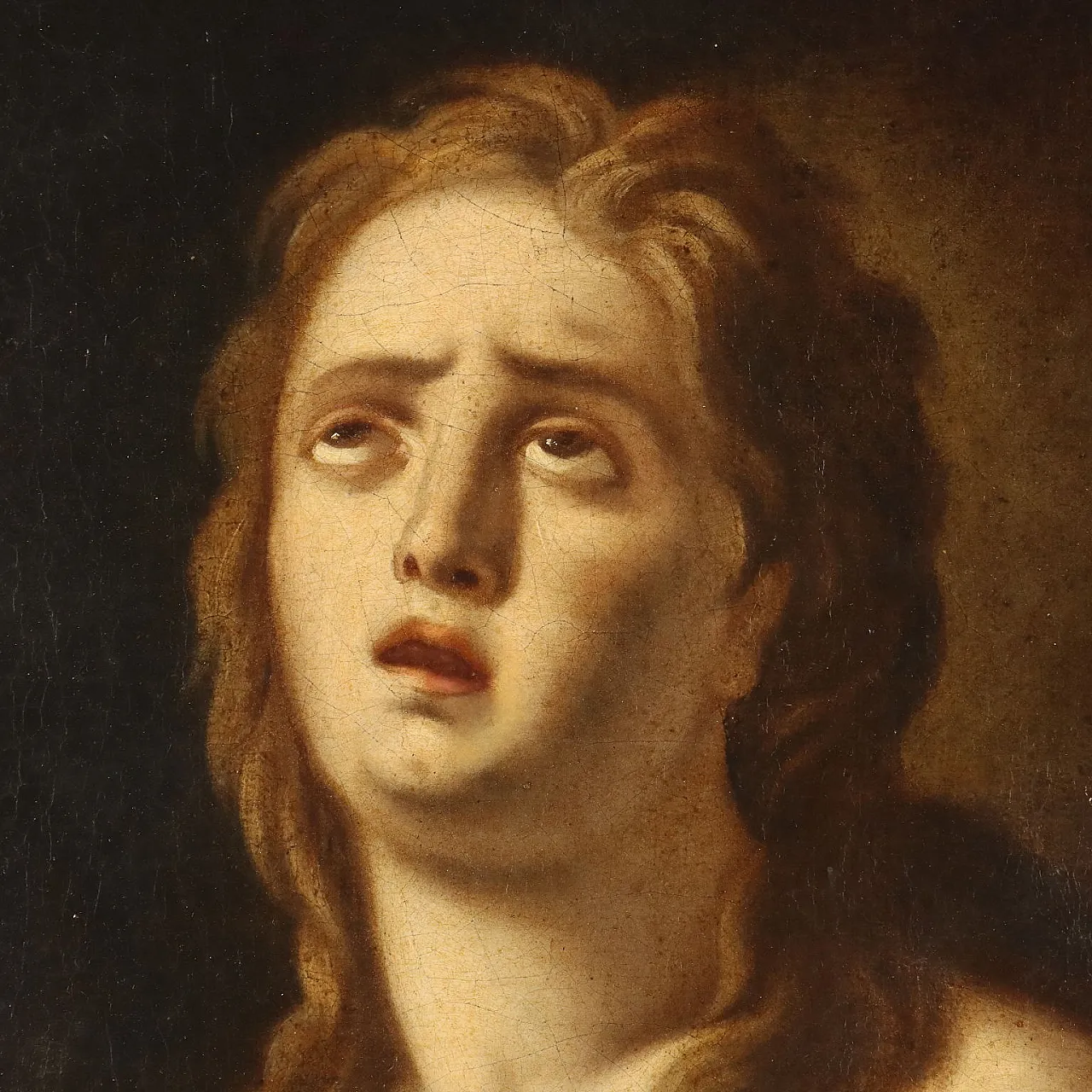 Penitent Magdalene, oil on canvas, 18th century 4