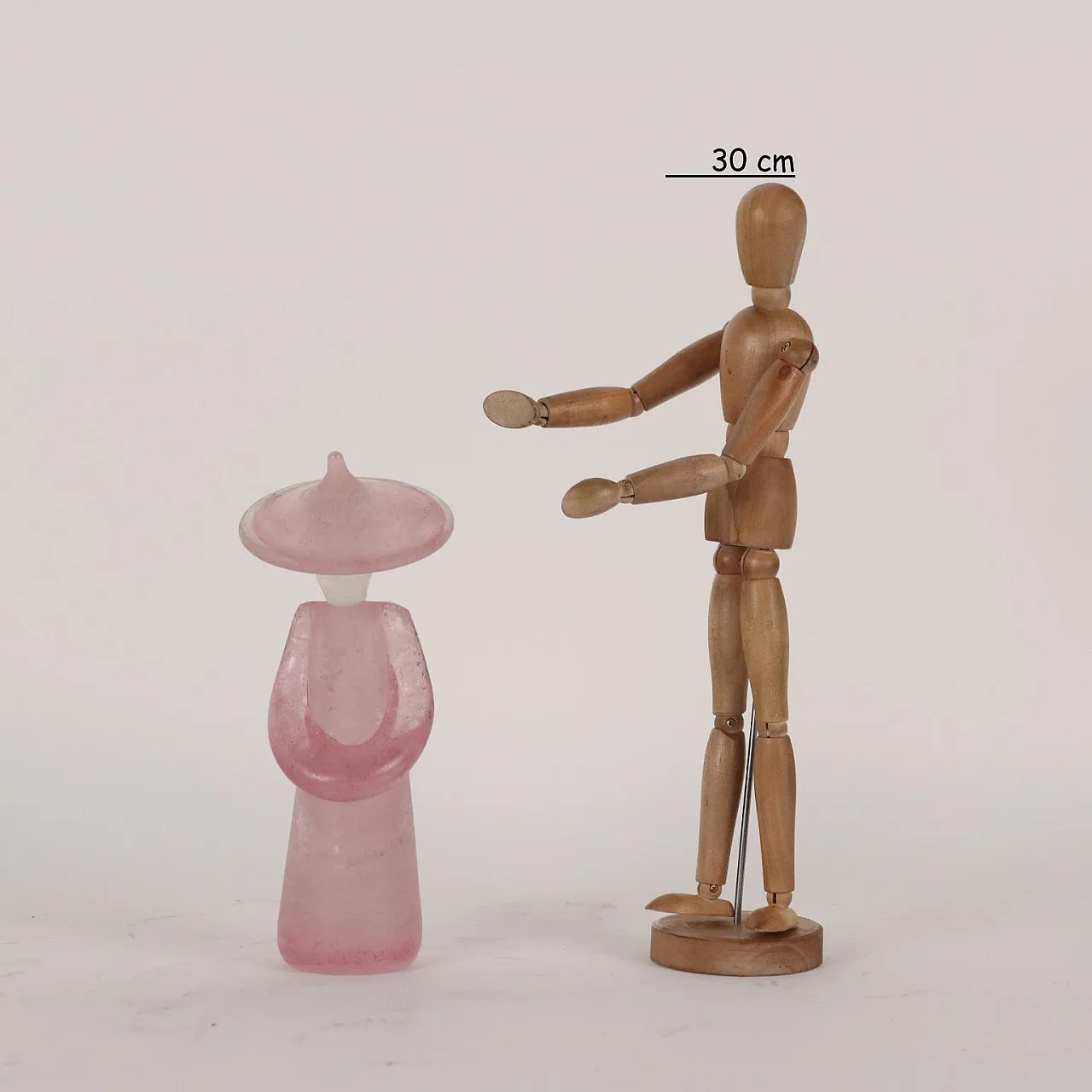 Scultura in vetro scavo di Murano, anni '60 2