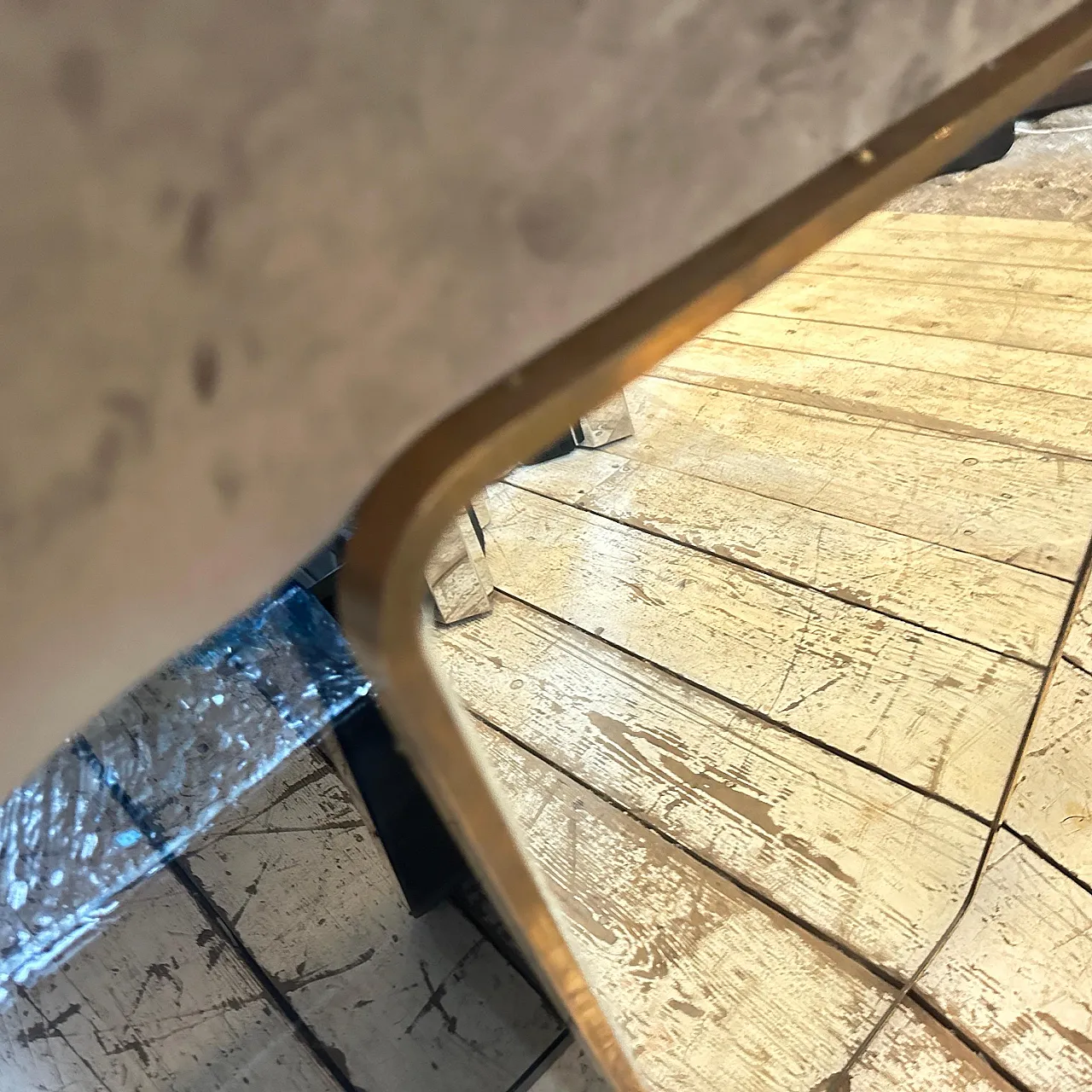 Specchio da parete in ottone di Gio Ponti, anni '50 7