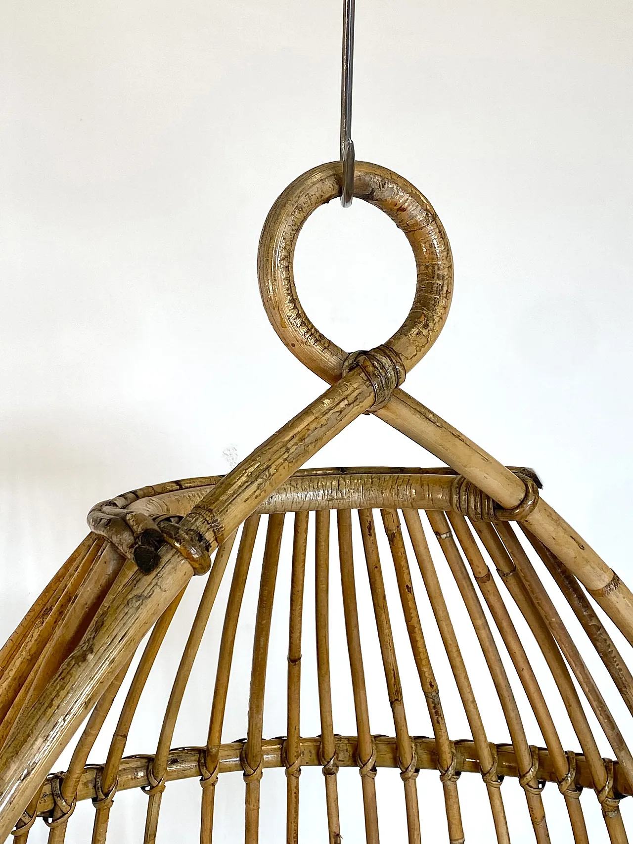 Armchair suspended in bamboo 70s 3