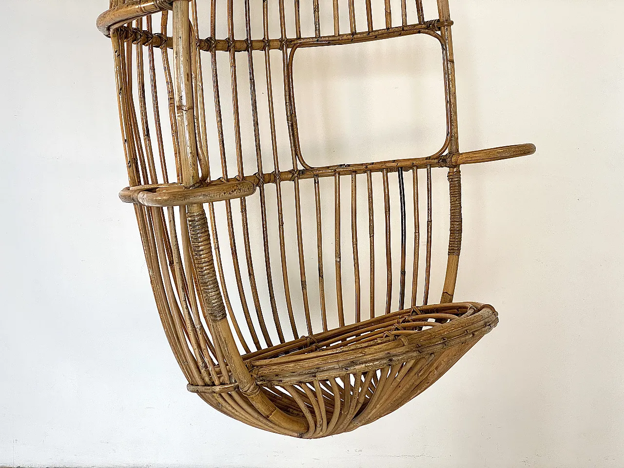 Armchair suspended in bamboo 70s 7