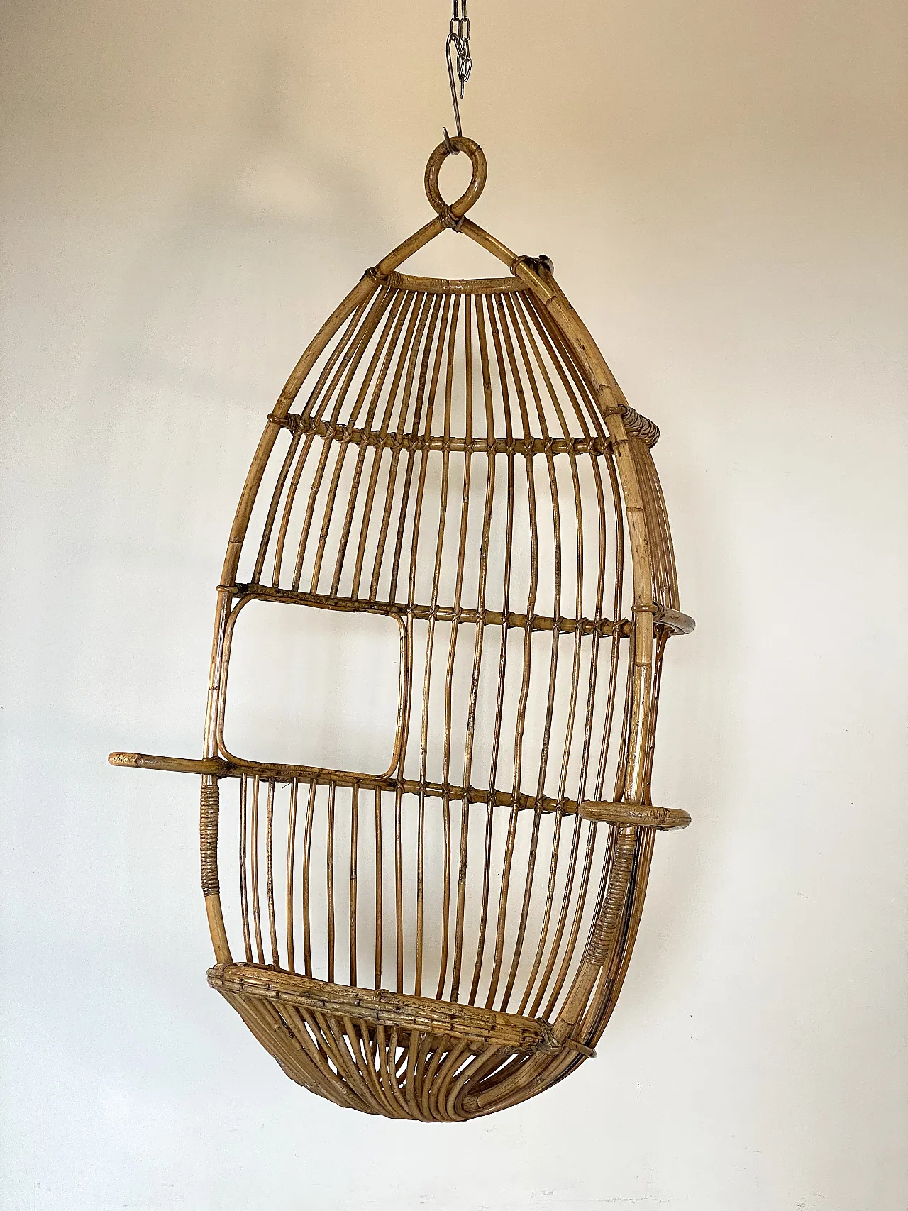 Armchair suspended in bamboo 70s 9