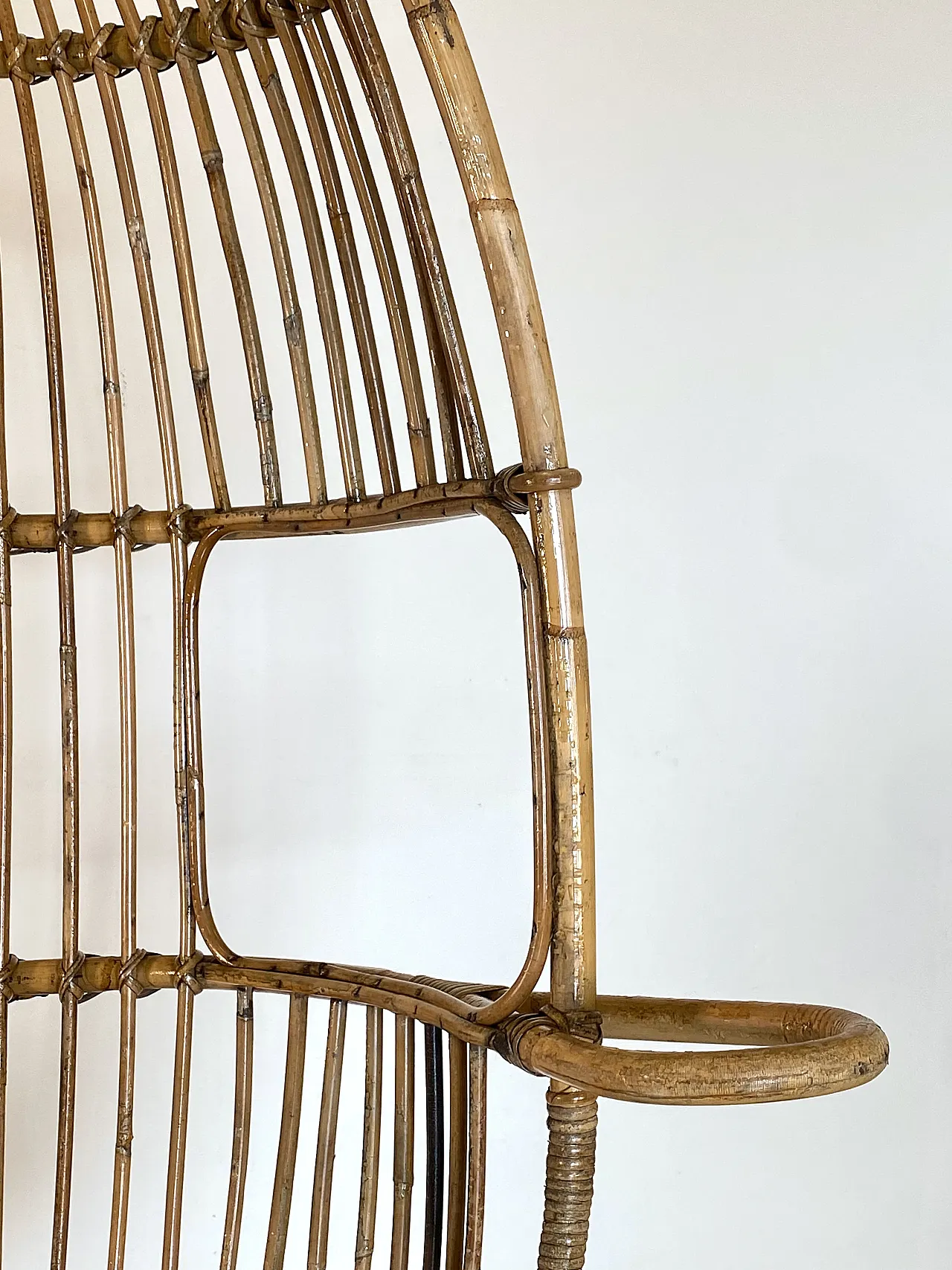 Armchair suspended in bamboo 70s 12
