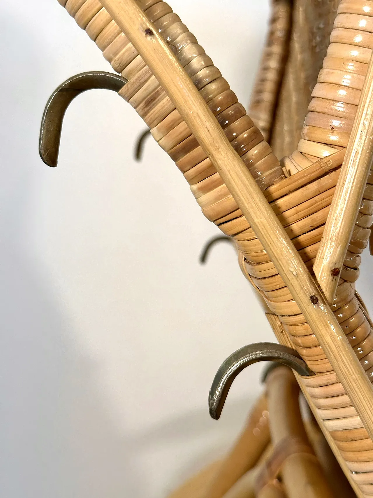 Coppia di chaises longue in bambù anni '80 17