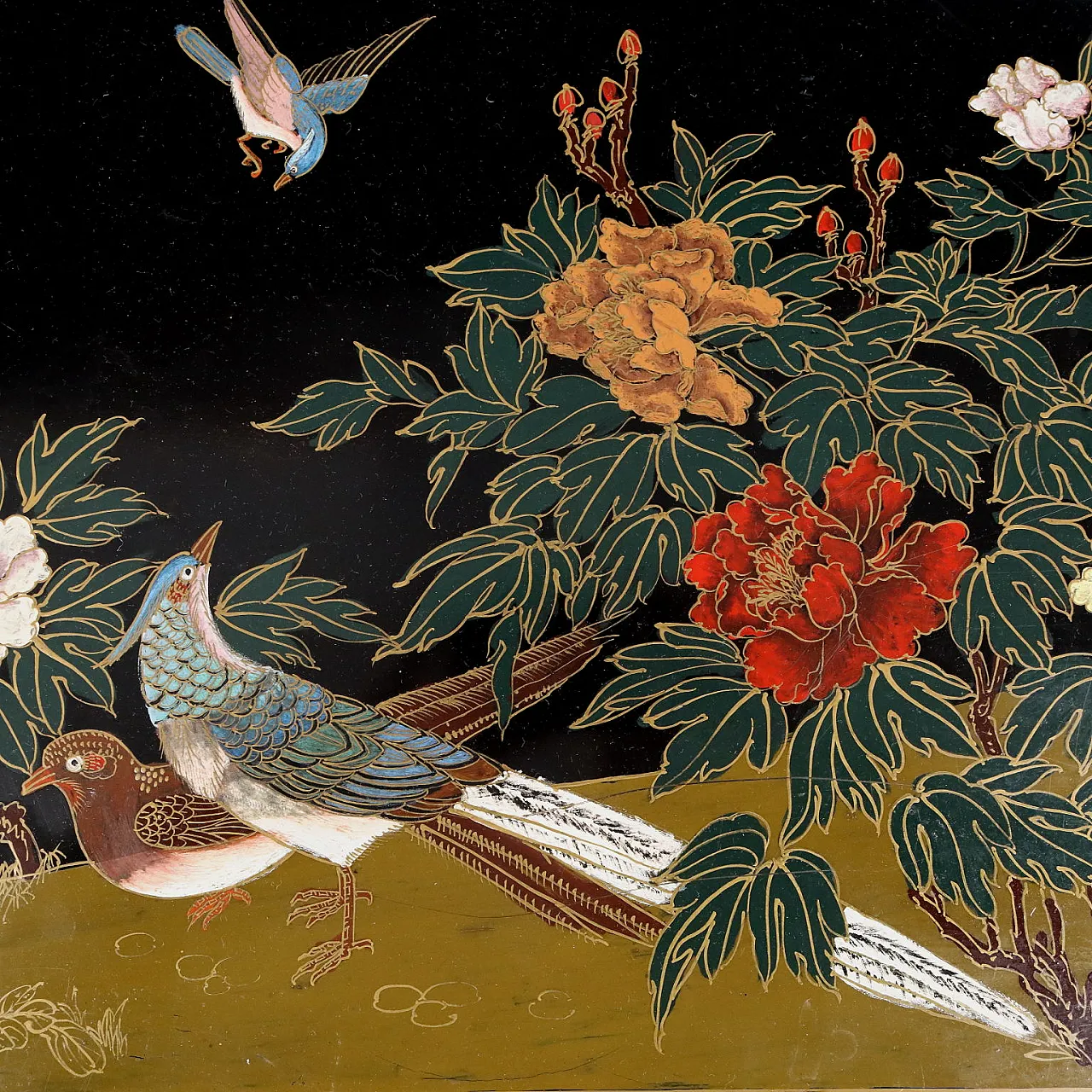 Oriental wooden sideboard, 20th century 9