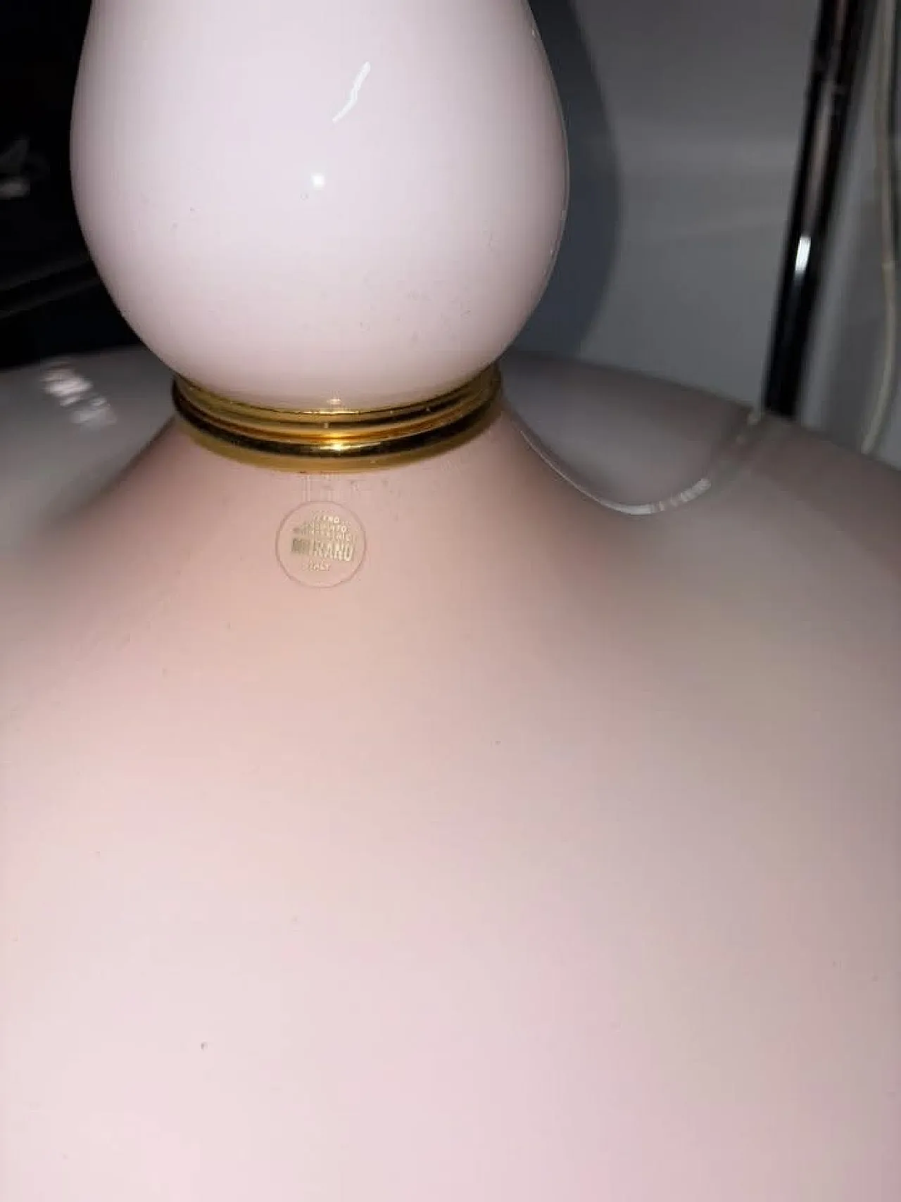 Lampadario in vetro di Murano, anni '70 5