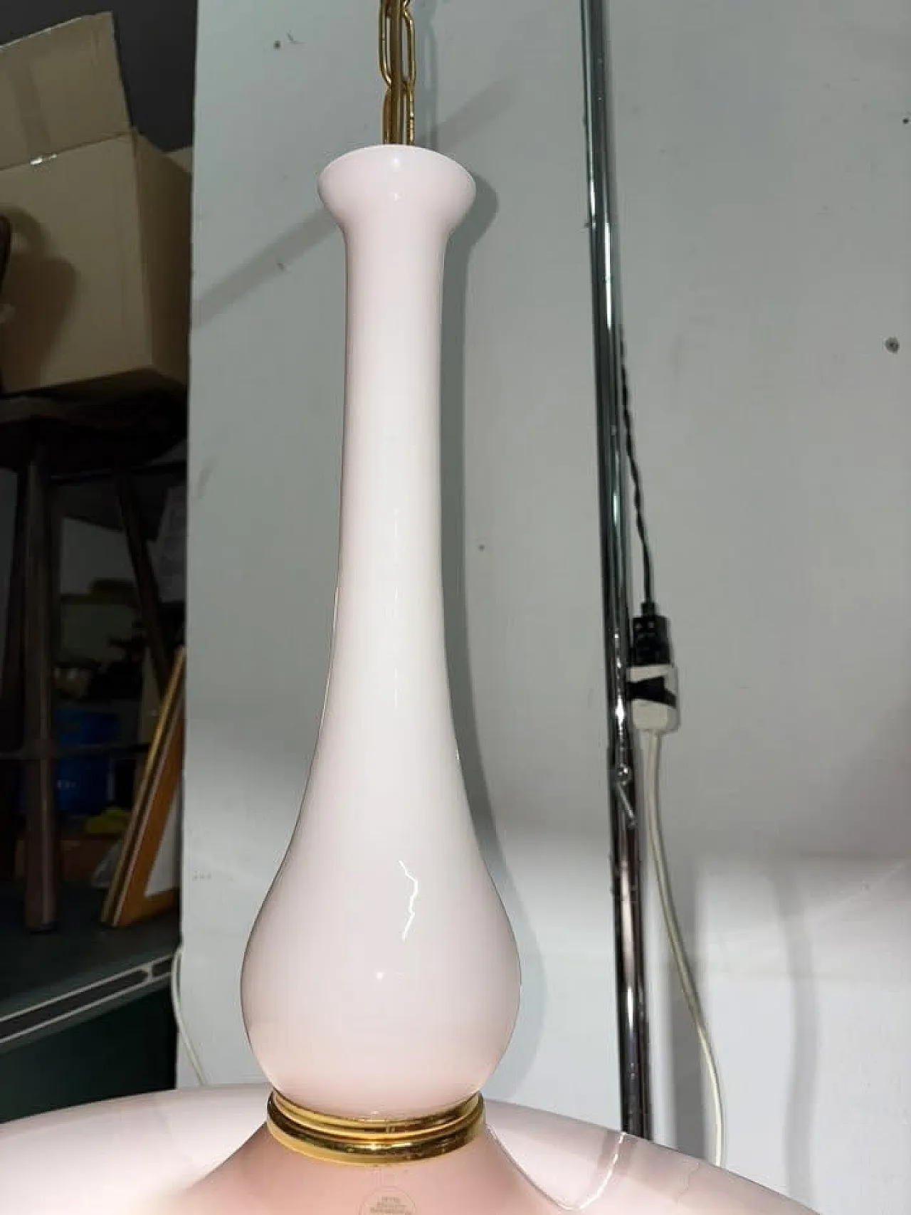 Lampadario in vetro di Murano, anni '70 6