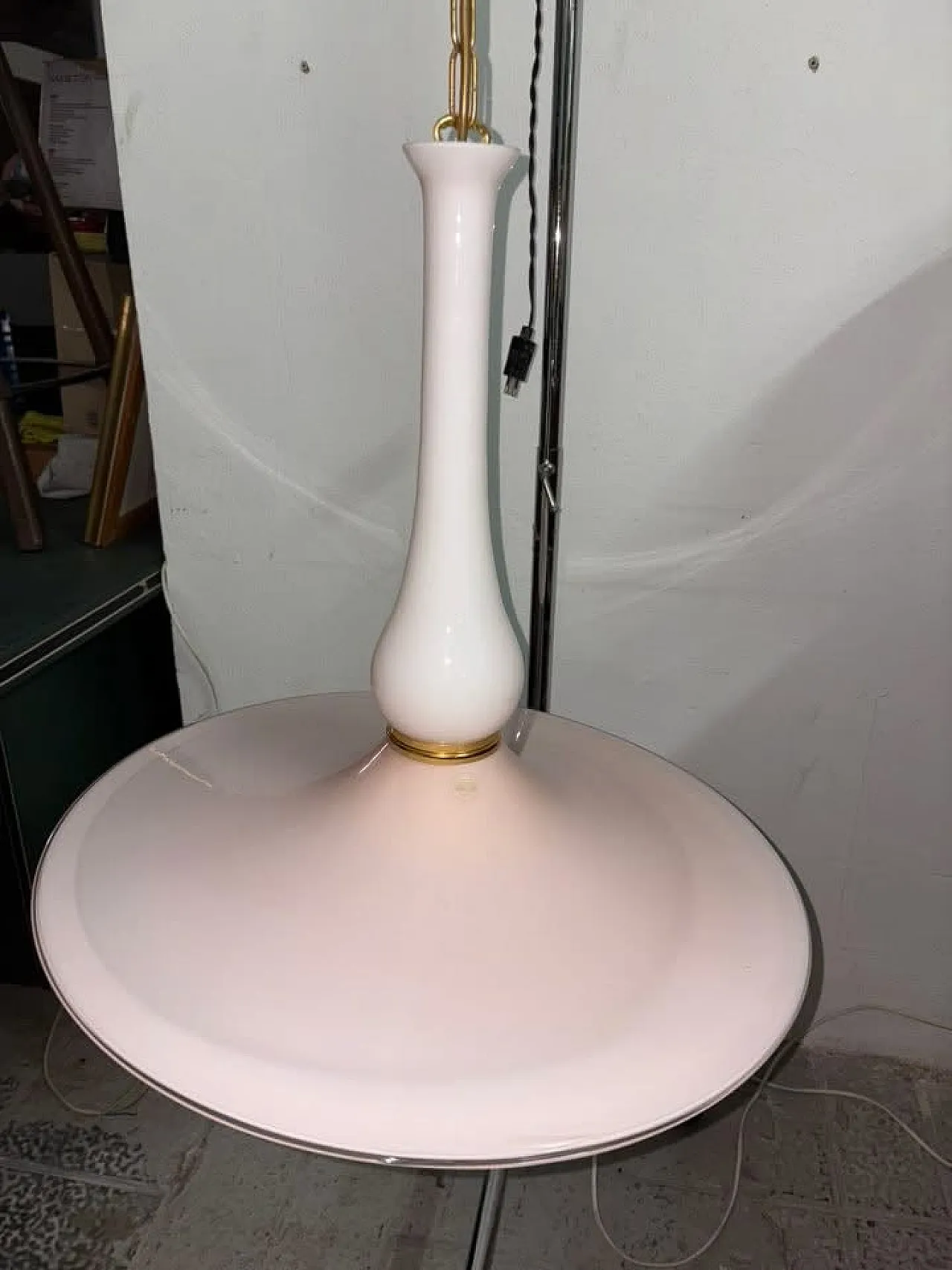 Lampadario in vetro di Murano, anni '70 7