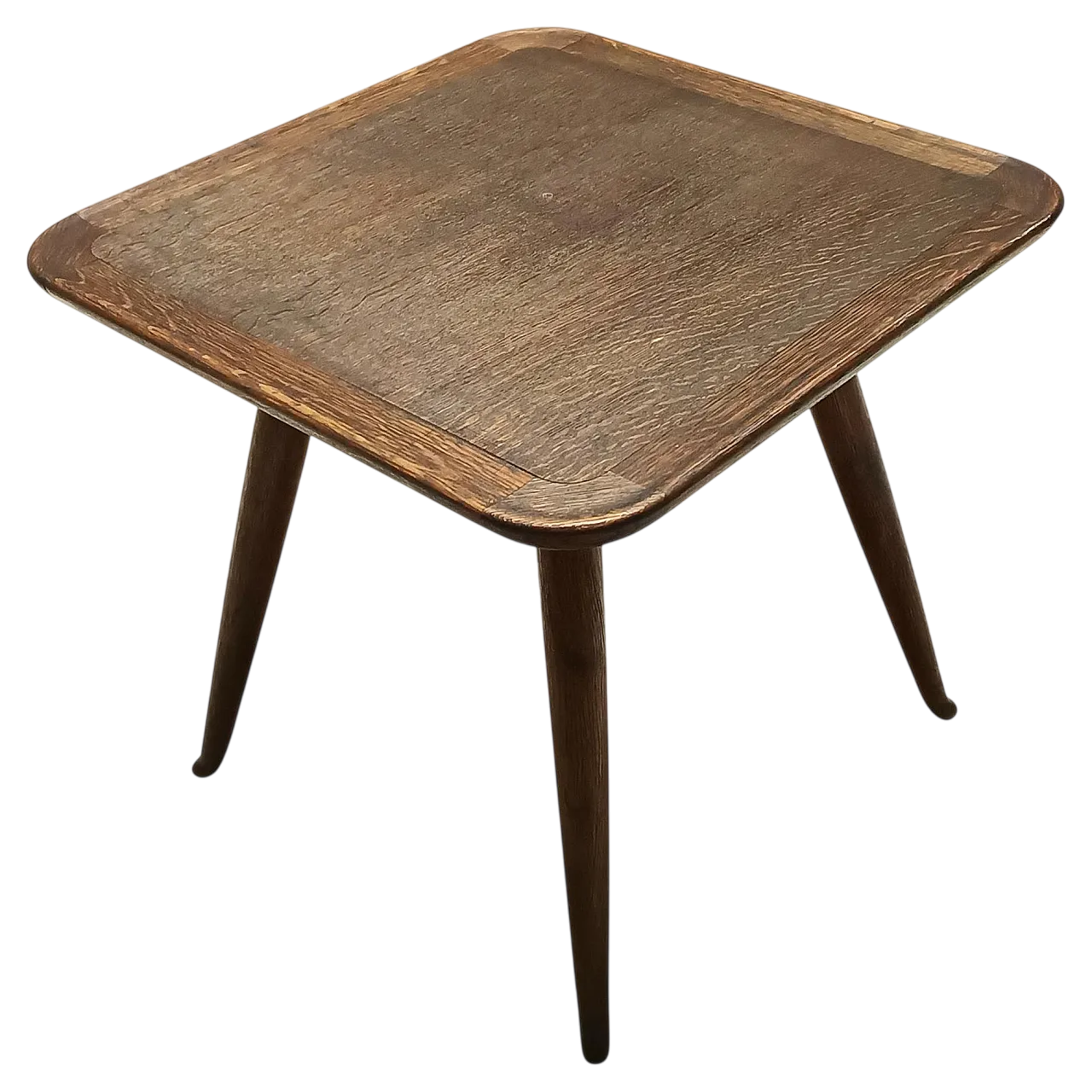 Tavolino in massello di rovere Durmast di Paolo Buffa, anni '60 13