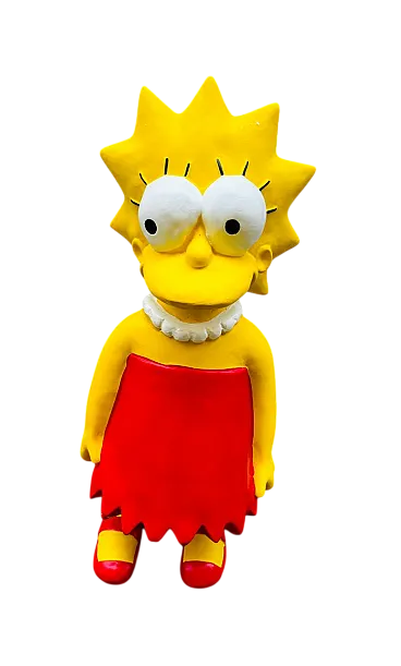 Scultura Lisa Simpson in Resina – Dipinta a Mano