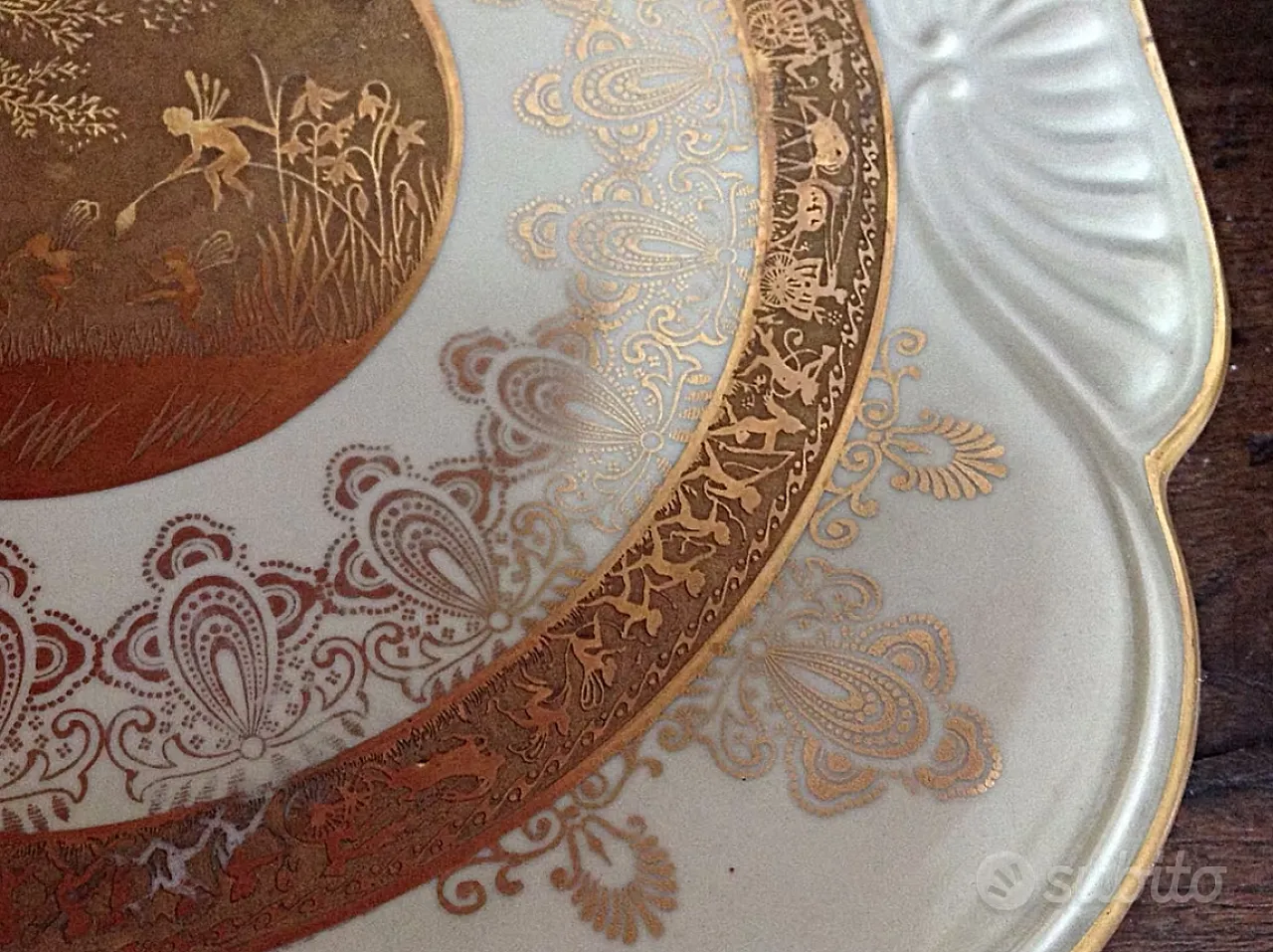 Coppia di piatti Fine Karlsbader Wertarbeit, anni '20 3