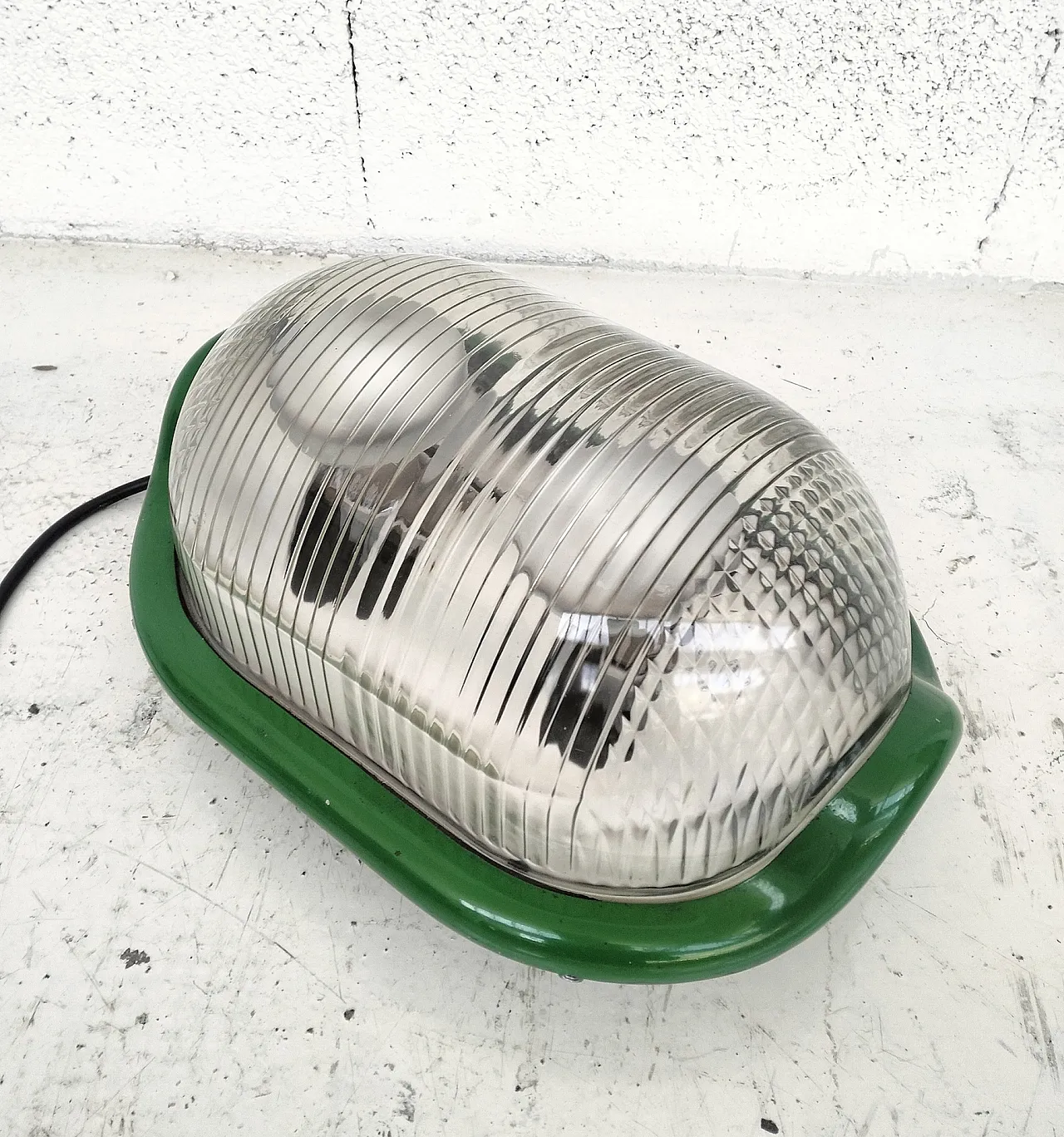 Green Floor Table Lamp “Noce” by A.Castiglioni for Flos, 70s 5