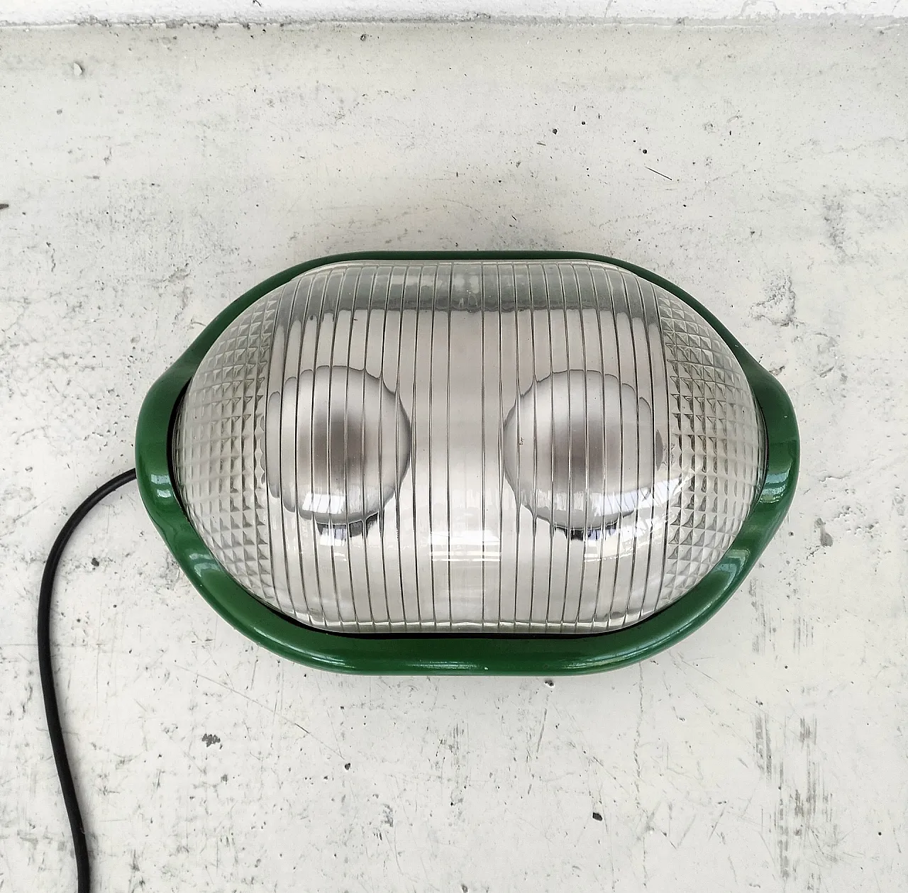 Green Floor Table Lamp “Noce” by A.Castiglioni for Flos, 70s 7