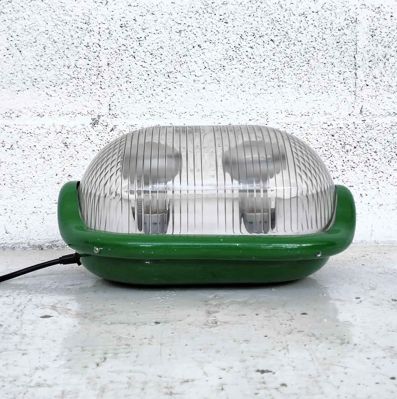Green Floor Table Lamp “Noce” by A.Castiglioni for Flos, 70s 11