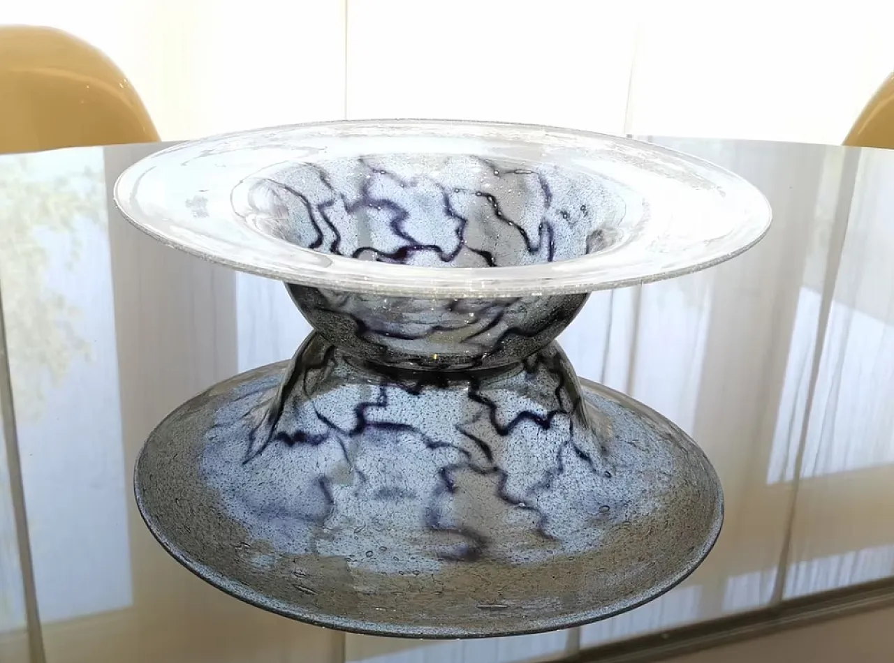 Centrotavola in vetro soffiato Ikora, fine '900 2