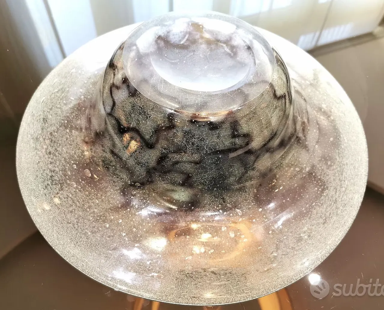 Centrotavola in vetro soffiato Ikora, fine '900 3