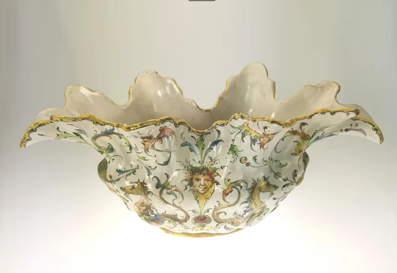 Maiolica centrotavola Minghetti, metà '900 1