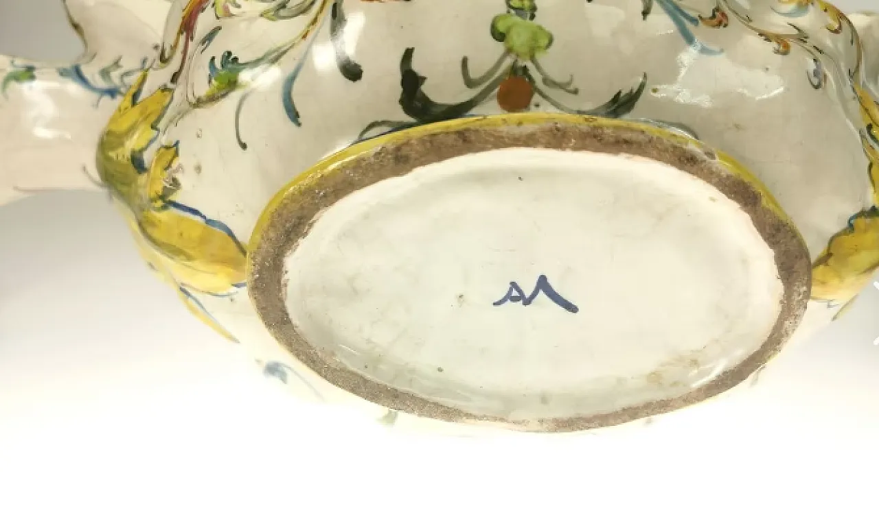 Maiolica centrotavola Minghetti, metà '900 4