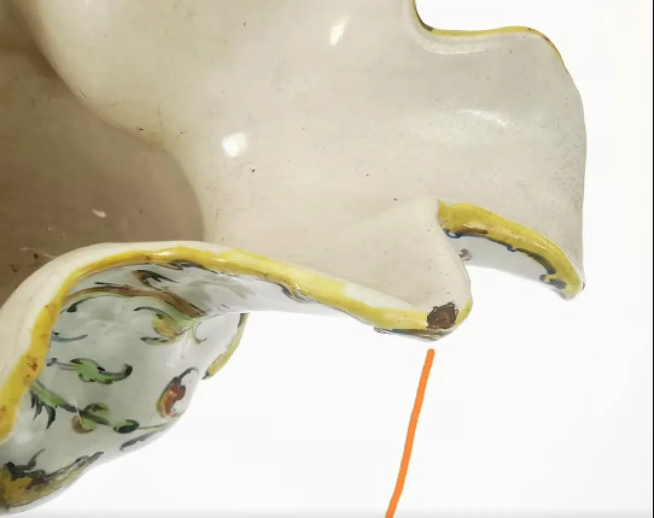 Maiolica centrotavola Minghetti, metà '900 6