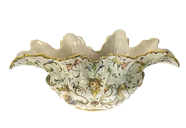 Maiolica centrotavola Minghetti, metà '900