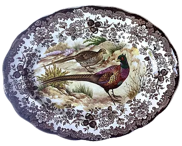 Piatto in ceramica ovale Royal Worcester, '800