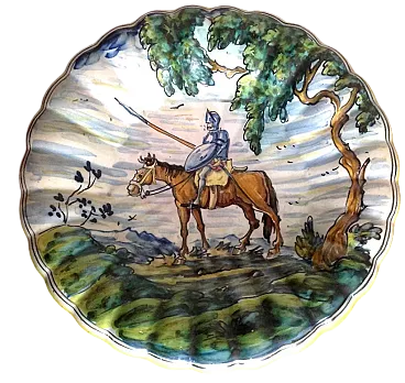 Piatto in ceramica, fine '900