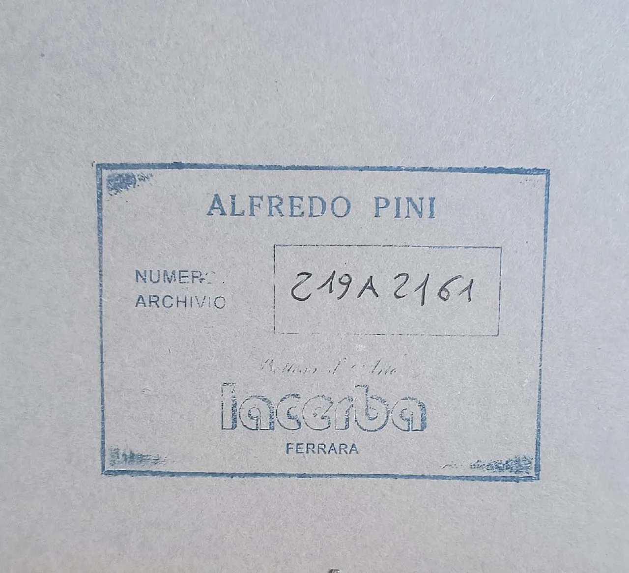 Oil on paper by Alfredo Pini of the series "The cities", 2000 3