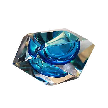 Murano glass ashtray by Flavio Poli for Seguso, 1960s