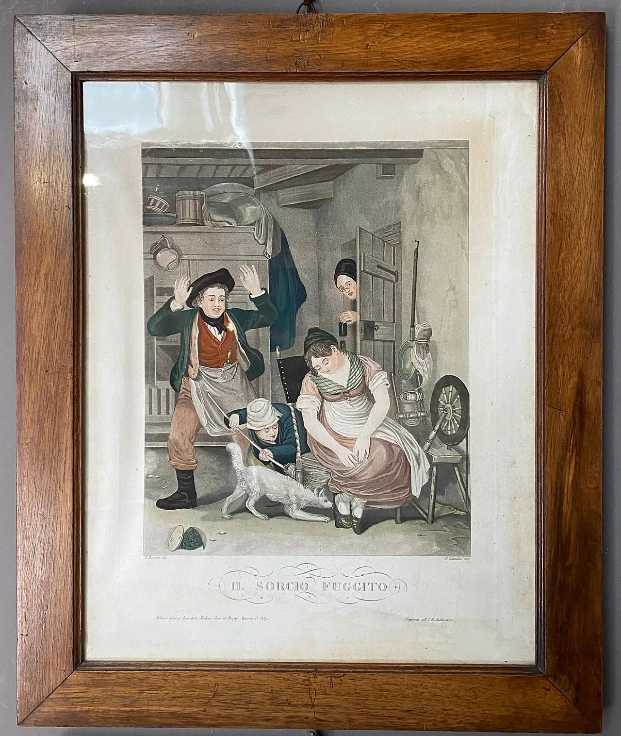 4 stampe popolari di Domenico Landini, '800 4