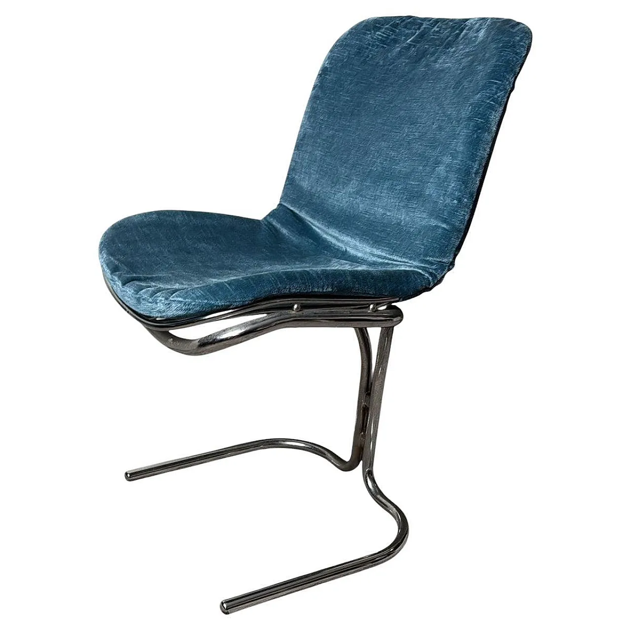 Tubular steel chair by Gastone Rinaldi for RIMA, 1970s 1