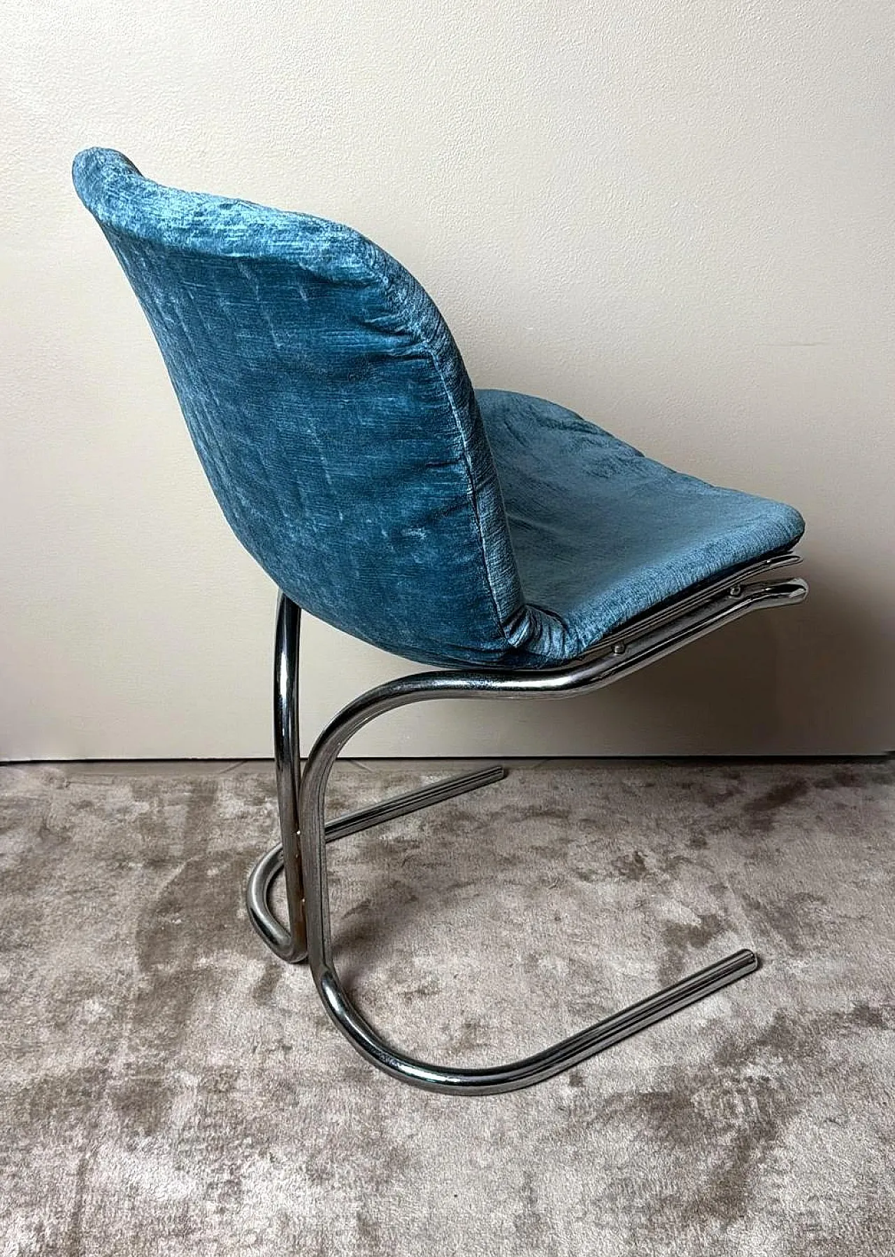 Tubular steel chair by Gastone Rinaldi for RIMA, 1970s 5