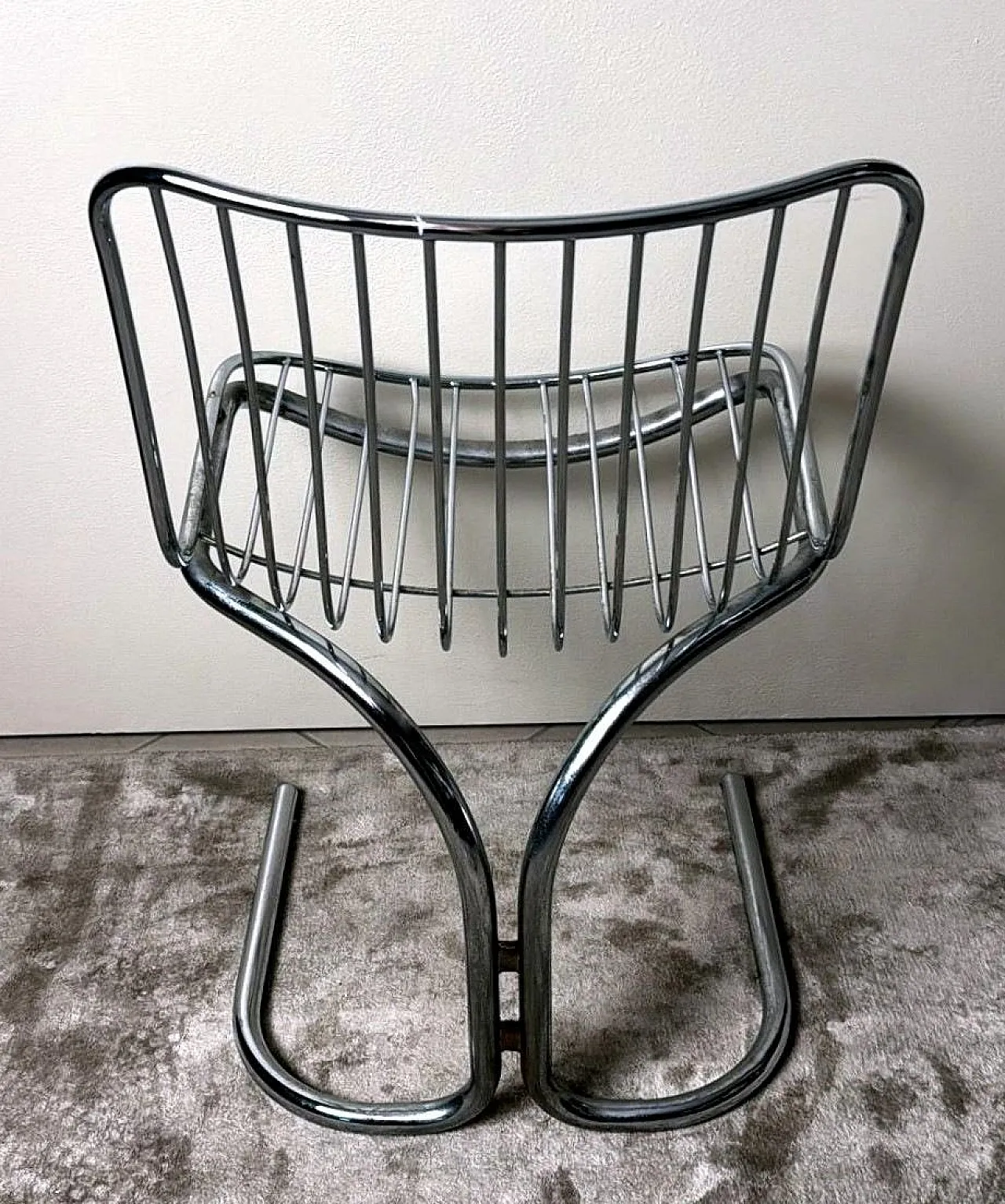 Tubular steel chair by Gastone Rinaldi for RIMA, 1970s 16