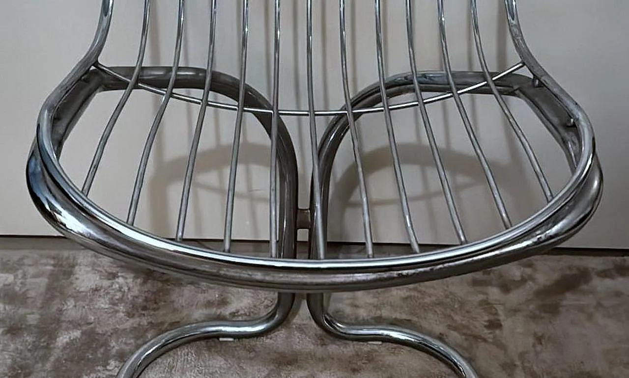 Tubular steel chair by Gastone Rinaldi for RIMA, 1970s 18