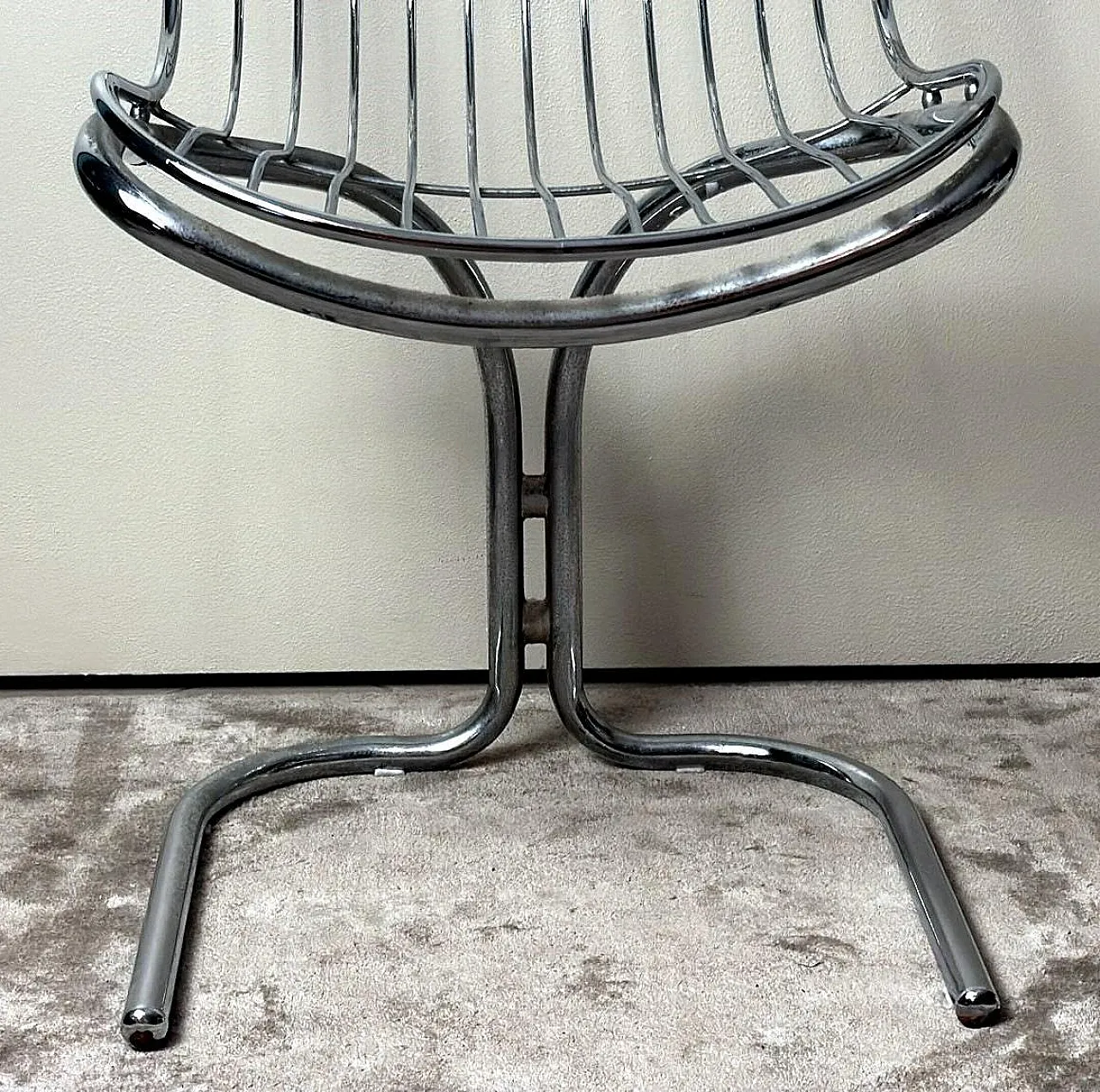 Tubular steel chair by Gastone Rinaldi for RIMA, 1970s 19