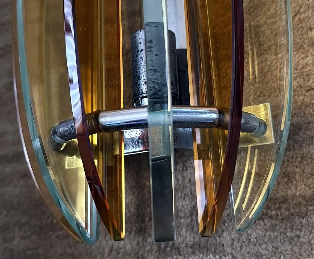 Coppia di applique di Veca per Fontana Arte, anni '70 17