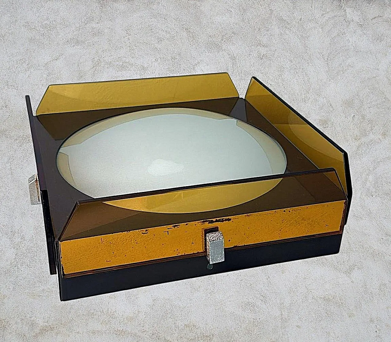 Plafoniera di Veca per Fontana Arte, anni '70 6