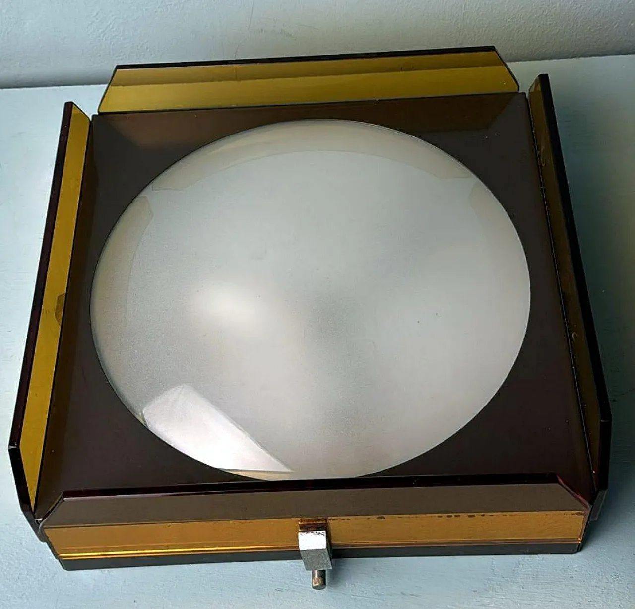 Plafoniera di Veca per Fontana Arte, anni '70 9