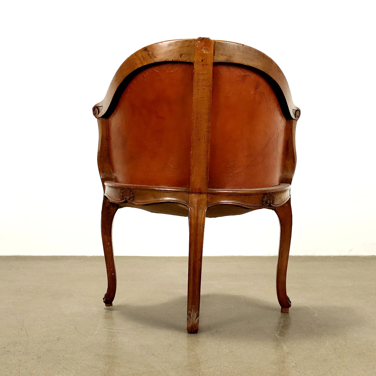 Sedia da conversazione in faggio e tessuto, '700 8