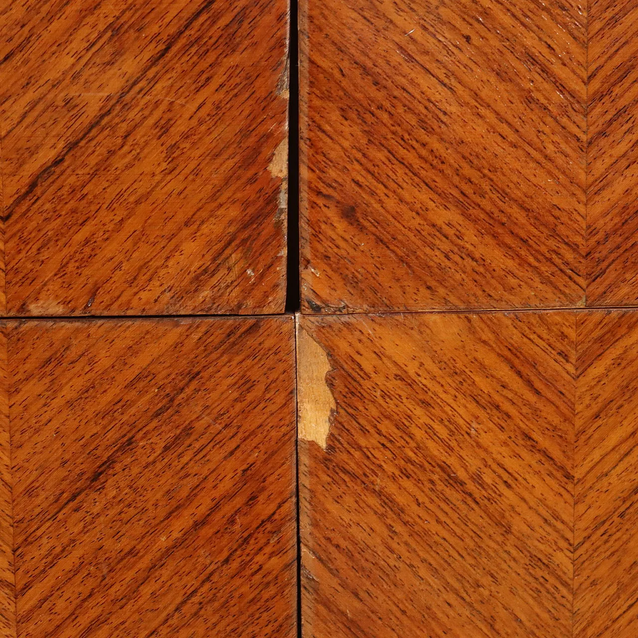 Comò impiallacciato bois de rose con specchio e gambe in faggio tinto, anni '50 10