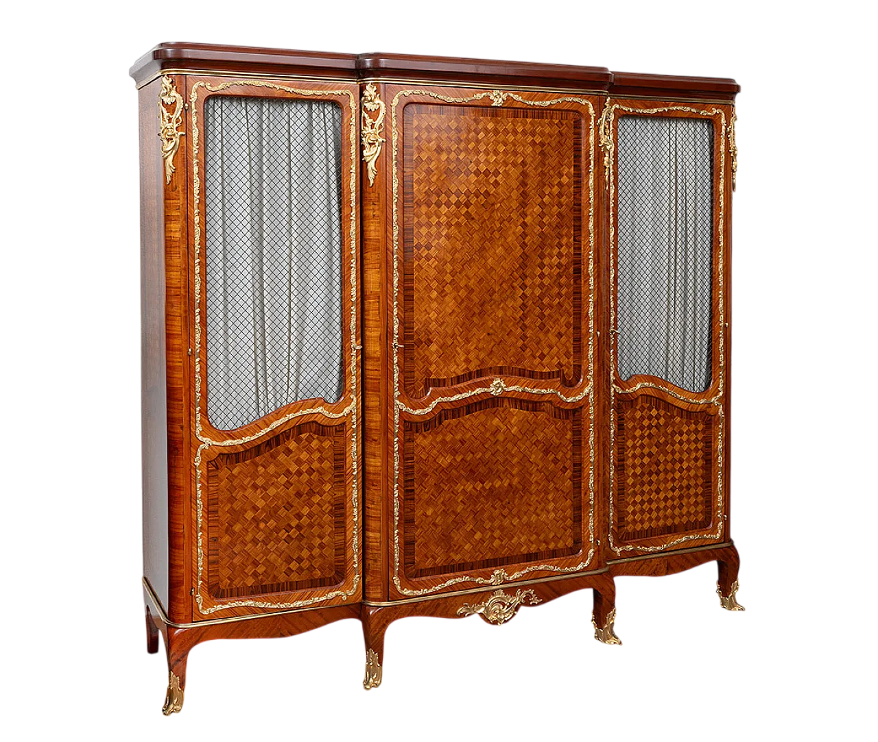 Libreria Napoleone III in legni esotici pregiati, '800 7