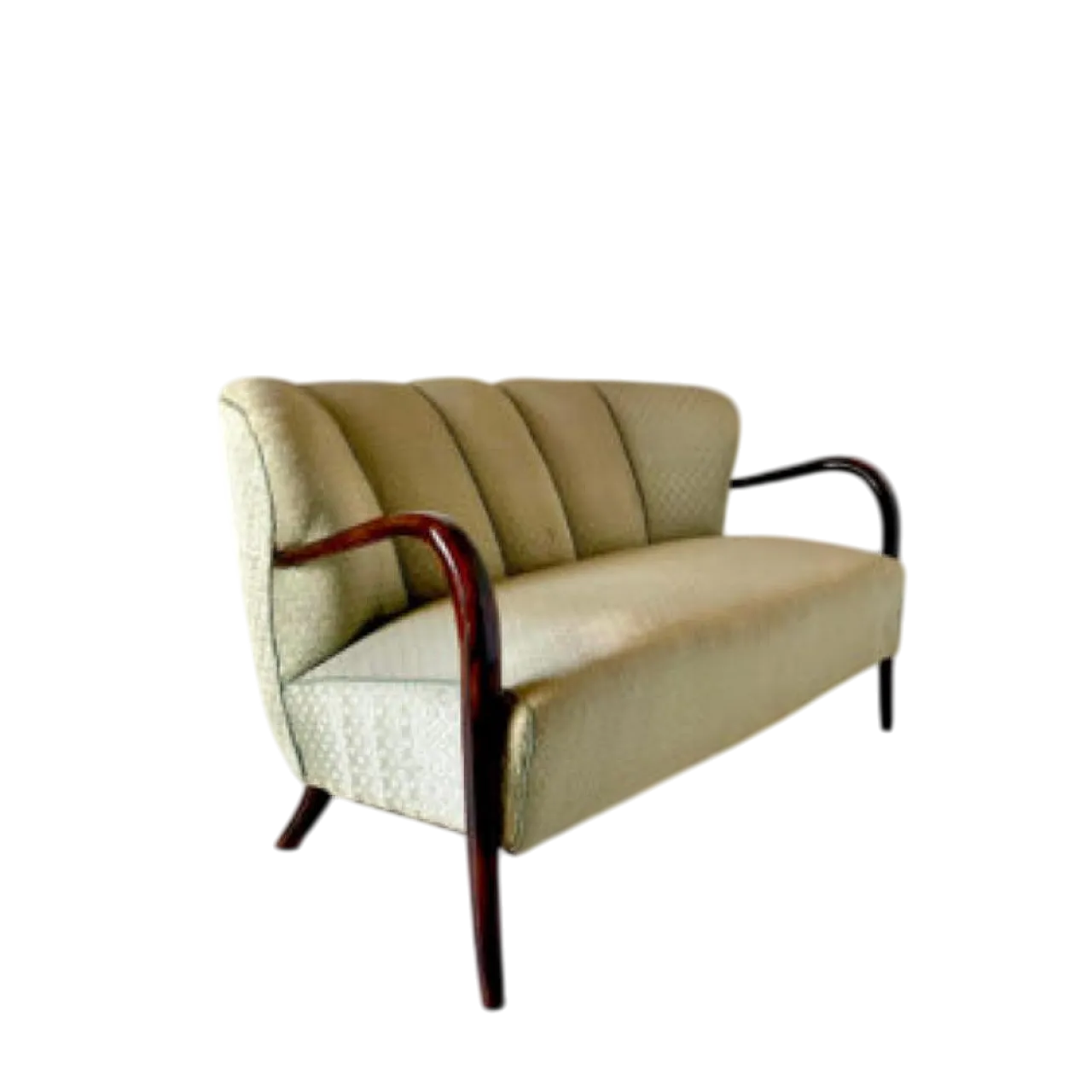 Two -seater sofa Art Déco, Malatesta and Mason, Italy 1950s 11