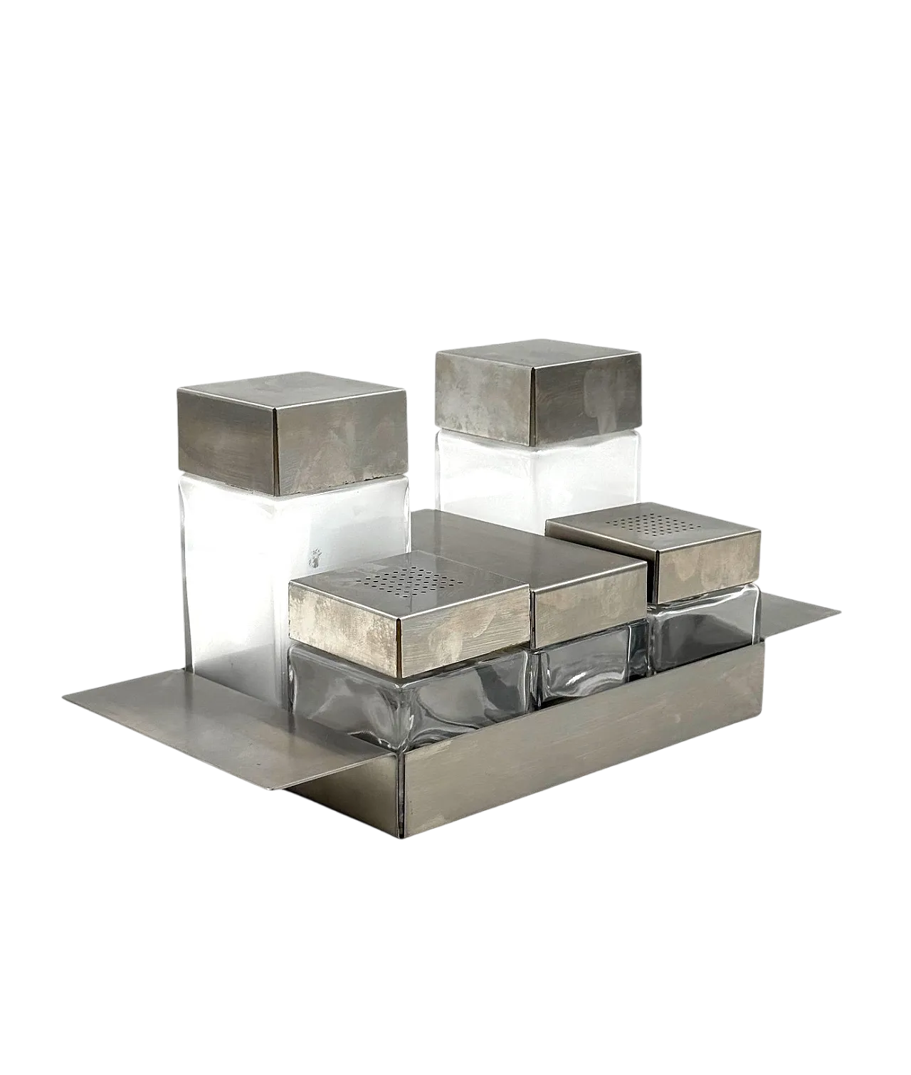 Hollywood Regency Cruet-set, Zani Italy manufacture, 1970s. 17