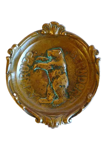 Posacenere in bronzo di Arthur Krupp, primo '900