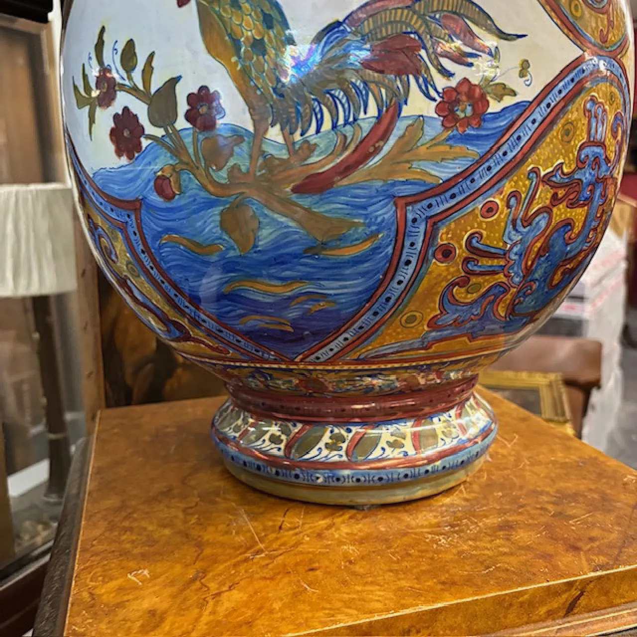 Grande vaso Potiche Liberty Santarelli Gualto Tadino, 1920 4