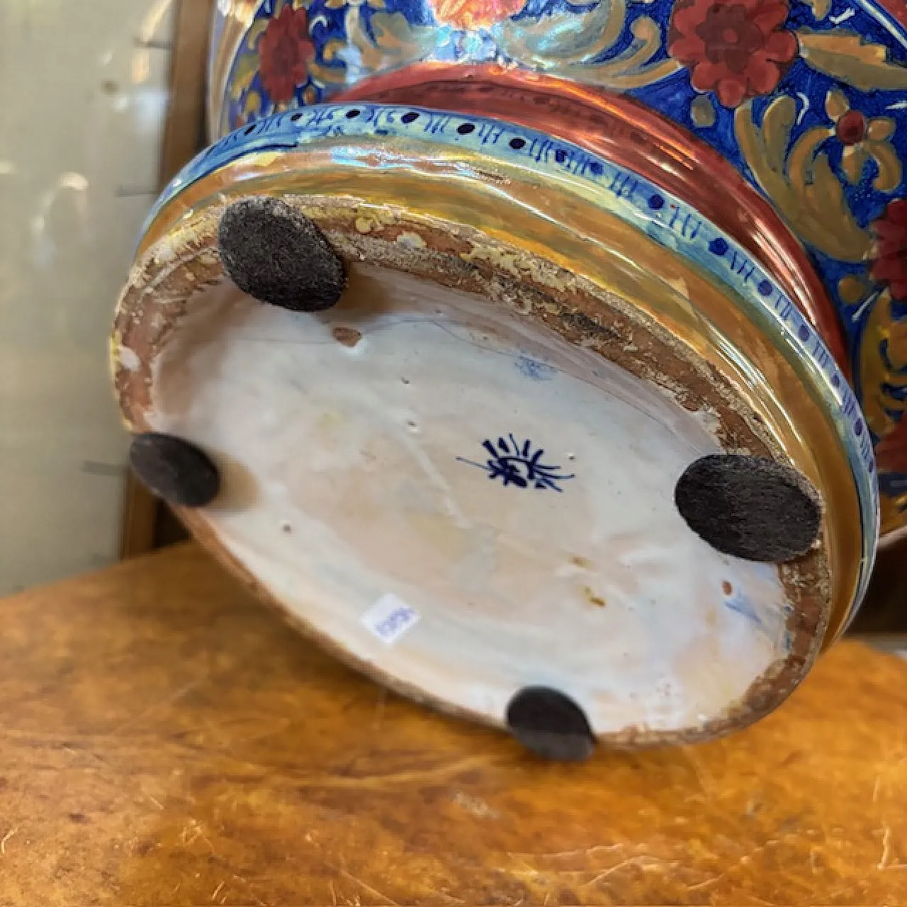 Grande vaso Potiche Liberty Santarelli Gualto Tadino, 1920 10