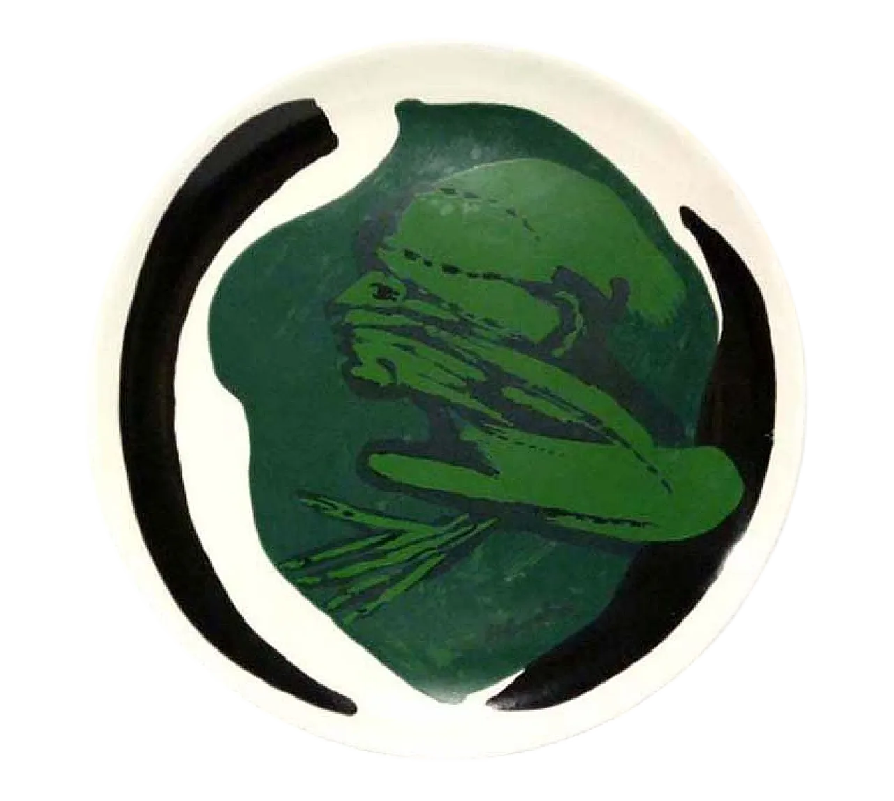 Piatto di Remo Brindisi per Centro D'Arte Mercurio, anni '70 5