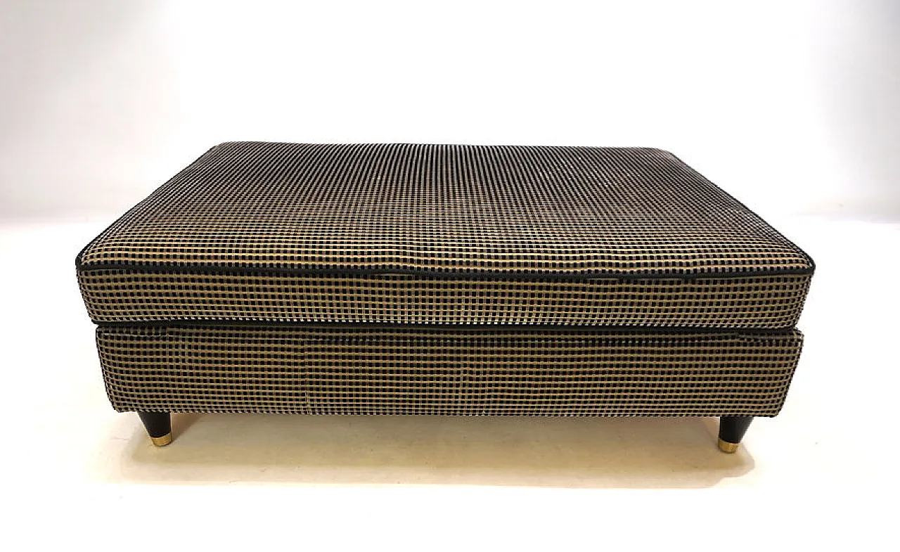 Pouf in tessuto vellutato di Pierre Cardin, anni '70 2