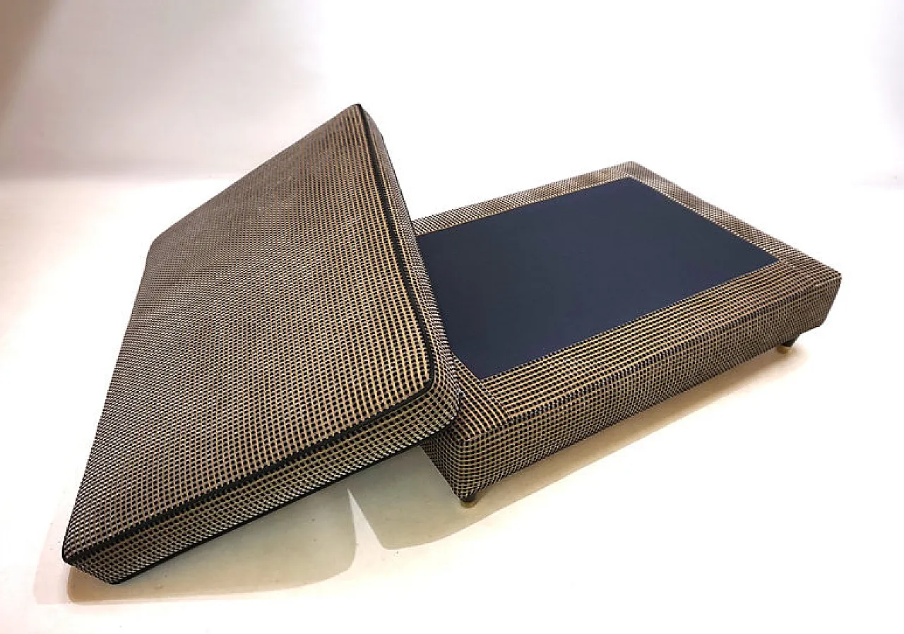 Pouf in tessuto vellutato di Pierre Cardin, anni '70 9