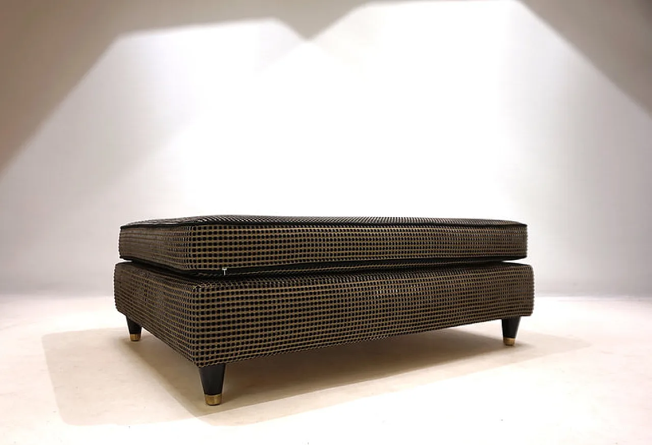 Pouf in tessuto vellutato di Pierre Cardin, anni '70 11