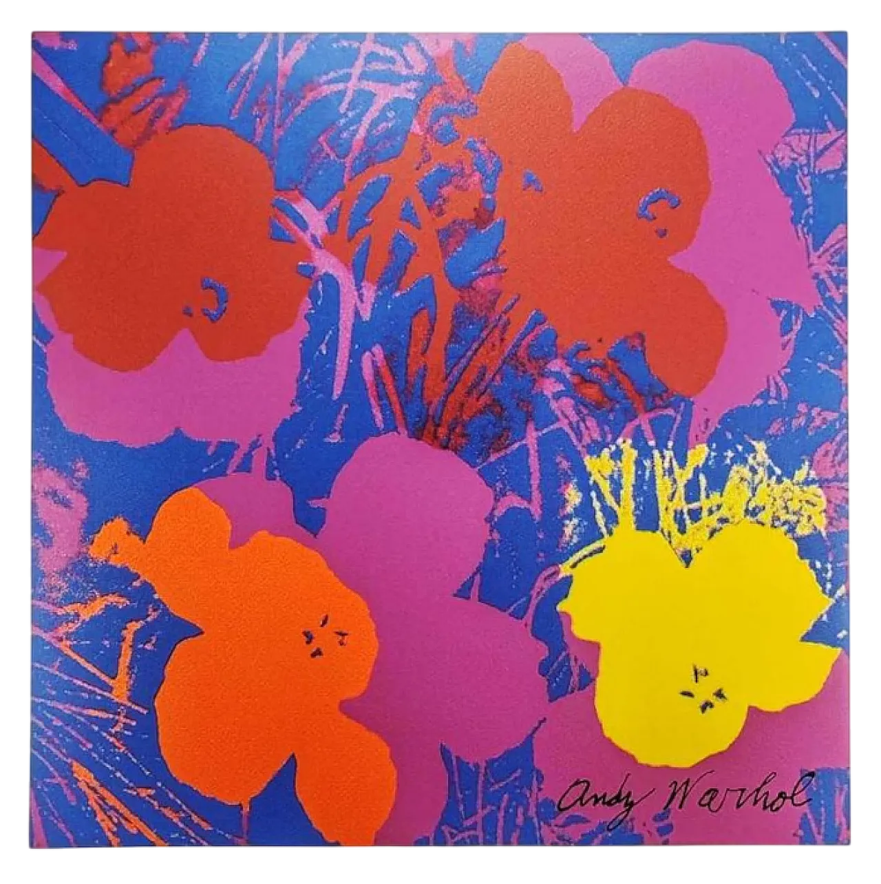 Flowers, litografia di Andy Warhol, anni '80 6